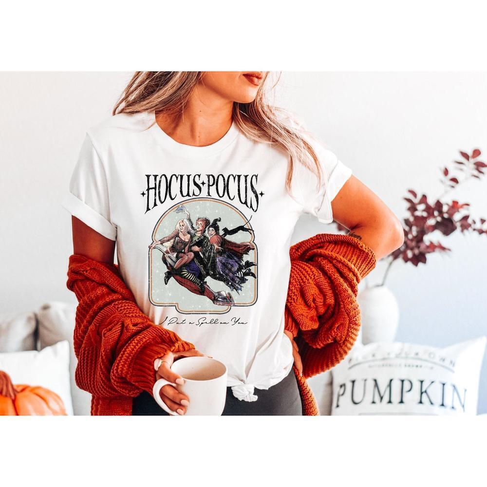 Halloween Floral Michael Myers Horror Movie Retro T-Shirt